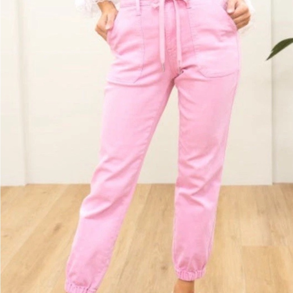 Judy Blue Vibrant Pink Jeans